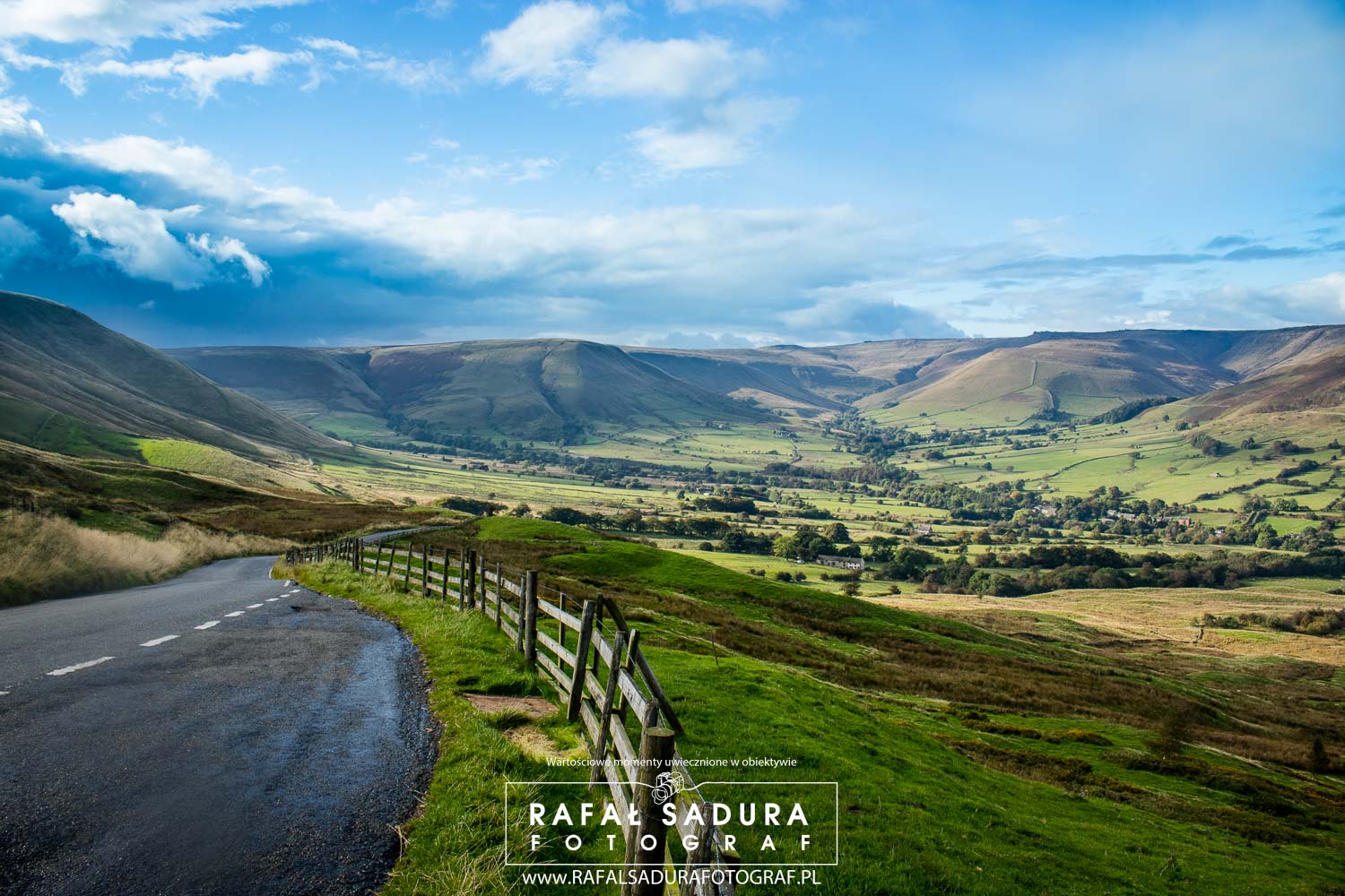 Obraz: Zielona Dolina przy drodze